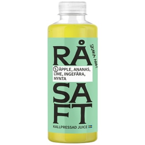 Juice Äpple Ananas Lime Ingefära Mynta 700ml Råsaft