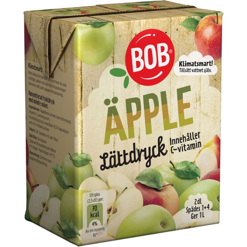 Lättdryck Äppel Koncentrat 2dl BOB