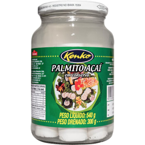 Palmmärg I Vatten 540g Kenko