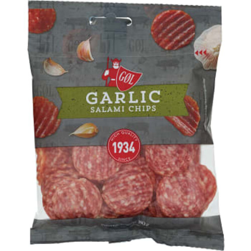 Salami Chips Garlic 80g Göl
