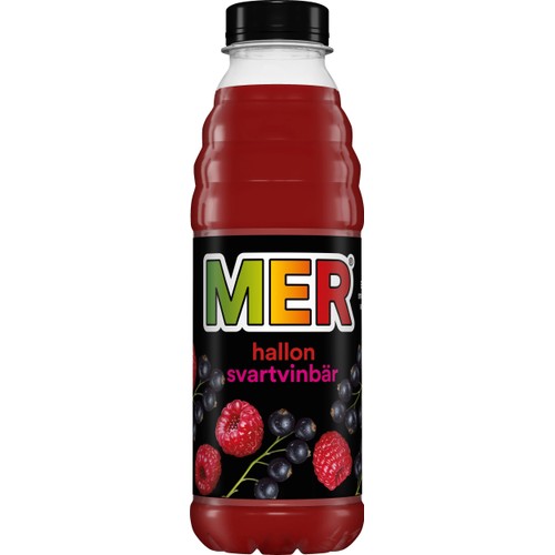 Fruktdryck Hallon Svartvinbär 50cl Mer