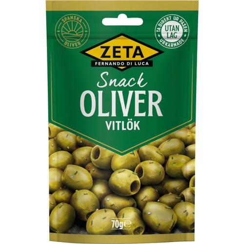 Oliver Snack Vitlök 70g Zeta