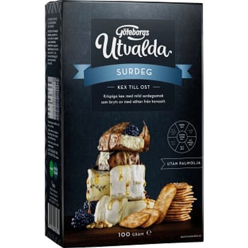 Surdegskex Utvalda med Havssalt 100g Göteborgs