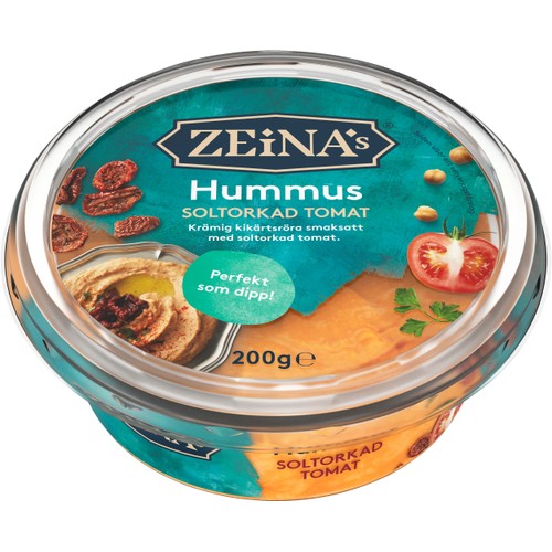 Hummus Soltorkad Tomat 200g Zeinas