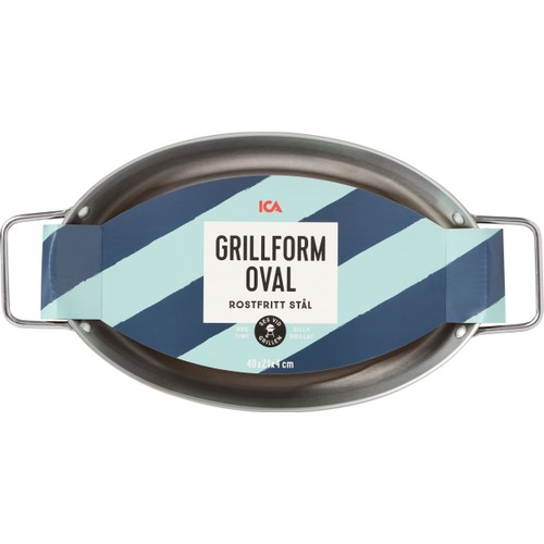 Grillform Oval 40x21x5,5cm