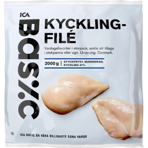 Kycklingbröstfilé 2kg ICA Basic