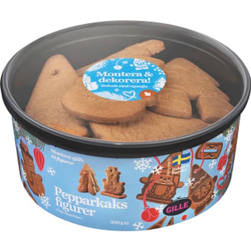 Pepparkaksfirgurer 300g Gille