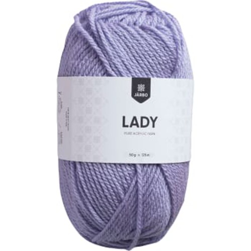 Garn Lady Syrenlila 50g Järbo