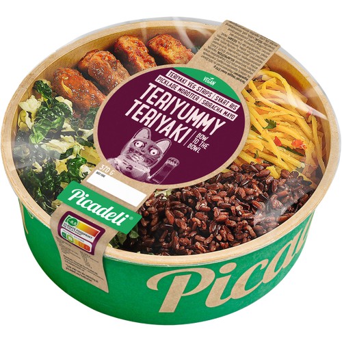 Teriyaki Veggie Bowl 370g Picadeli