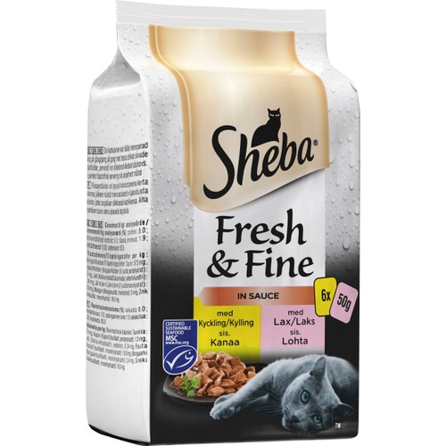 Kattmat Våt Mixad 6-p 300g Sheba