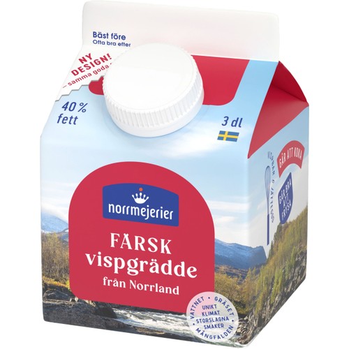 Vispgrädde 40% 3dl Norrmejerier