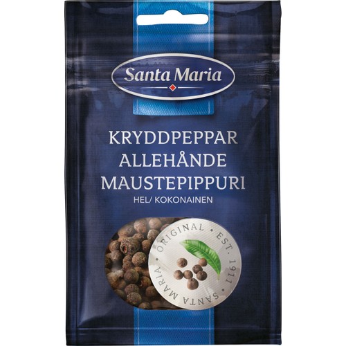 Kryddpeppar Hel påse 14g Santa Maria