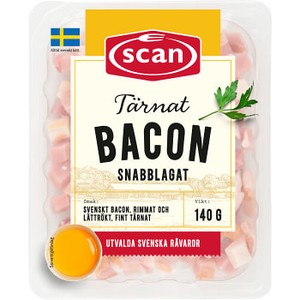 Bacon Tärnat 140g Scan