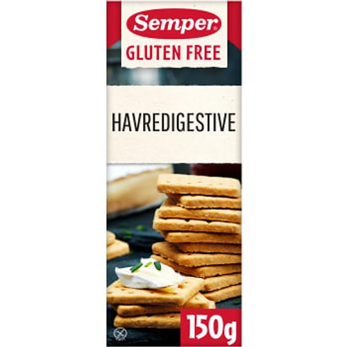 Havredigestive Glutenfri 150g Semper