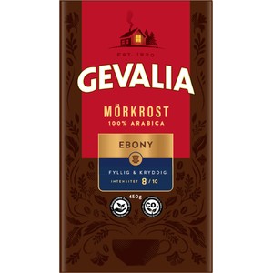 Kaffe Ebony Mörkrost 450g Gevalia