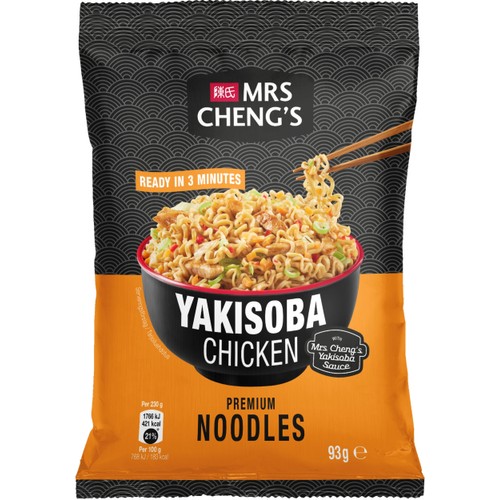 Nudlar Yakisoba Chicken 93g Mrs Chengs