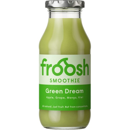Fruktsmoothie Green Dream Äpple Vindruvor Mango 250ml Froosh