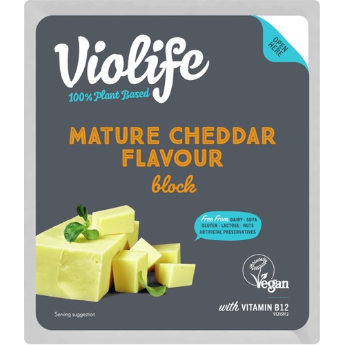 Veganost Mature Cheddar Flavour Mjölkfri 400g Violife