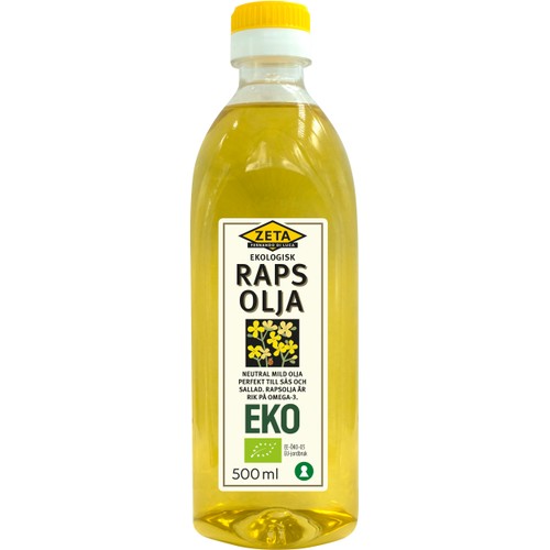 Rapsolja Ekologisk 500ml Zeta