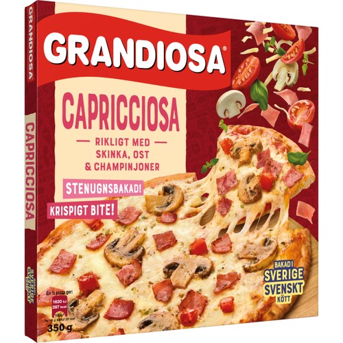 Pizza Capricciosa Fryst 350g Grandiosa