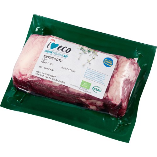 Entrecôte Frystinad ca 900g KRAV  ICA I love eco