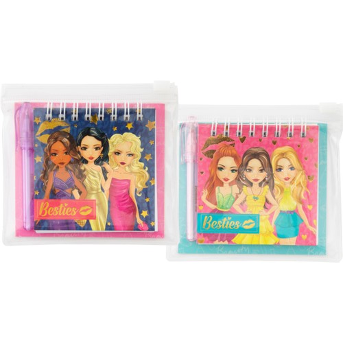 Anteckningsblock 8x8cm  Besties