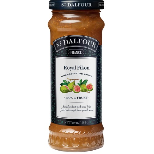 Marmelad Royal Fikon utan tillsatt socker 284g St.Dalfour