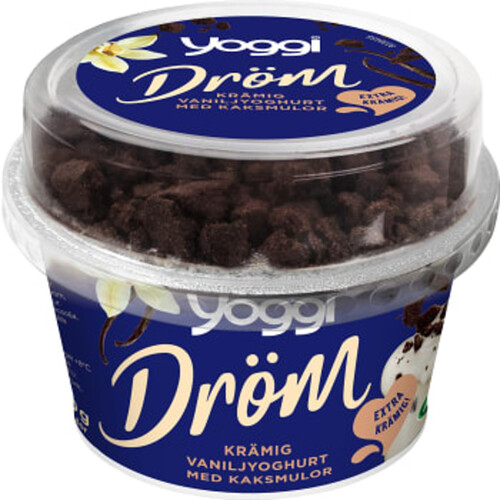 Vaniljyoghurt Dröm med kaksmulor 8,8% 200g Yoggi®
