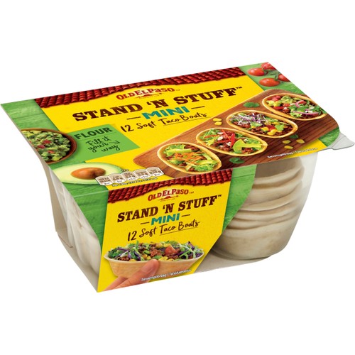 Tacobåt Mini stand 'n stuff soft torillas mini 12-p Old el Paso