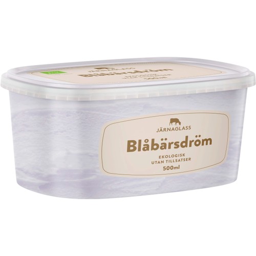 Glass Blåbärsdröm Eko 500ml Järnaglass