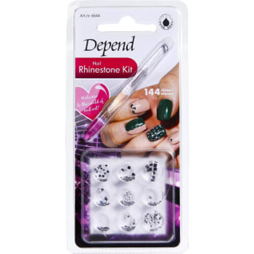 Nail Rhinestone Kit 1-p Depend