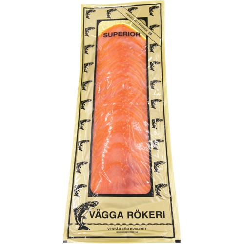 Lax Kallrökt Skivad 400g Vägga Rökeri