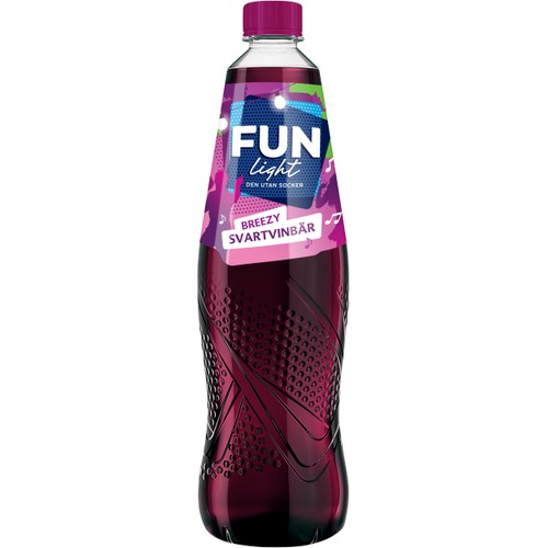 Dryck, light  Svartvinbär 1l Fun Light