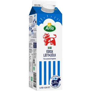 Färsk lättmjölk 0,5% 1l Arla Ko