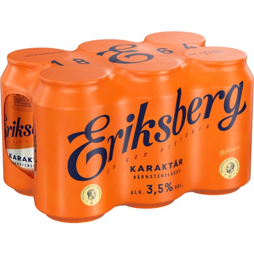 Öl Bärnstenslager Karaktär 3.5% 6x33cl  Eriksberg