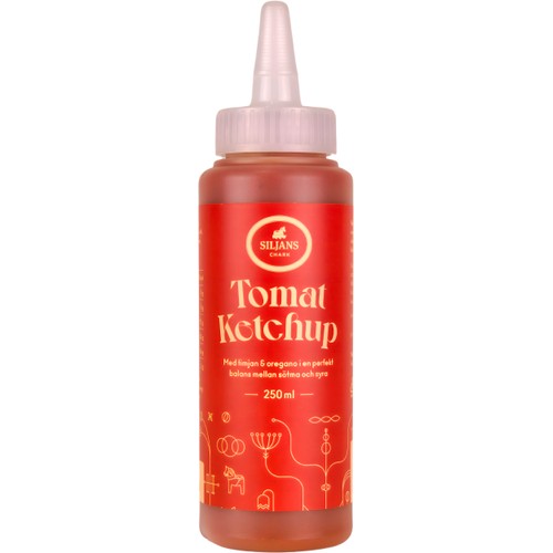 Ketchup 250ml Siljans Chark