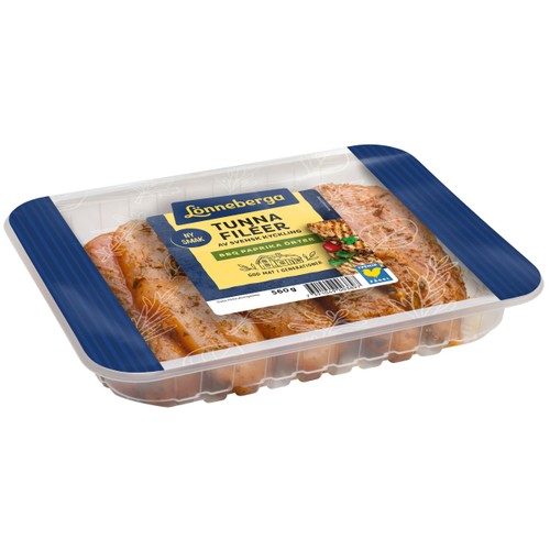 Kycklingfiléer Färska Tunna BBQ Paprika/Örter 560g Lönneberga