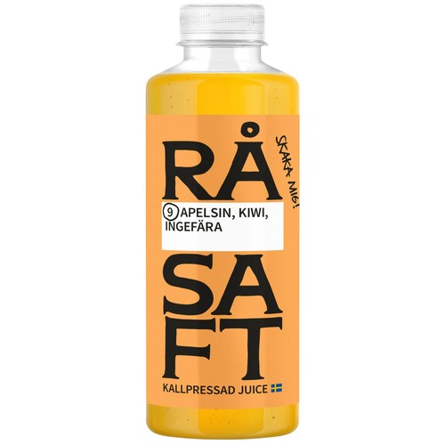 Juice Apelsin Kiwi Ingefära 700ml Råsaft