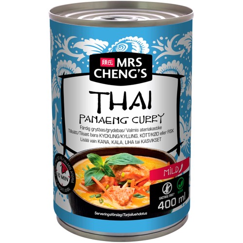 Grytbas Thai Panaeng curry Mild 400ml Mrs Cheng's