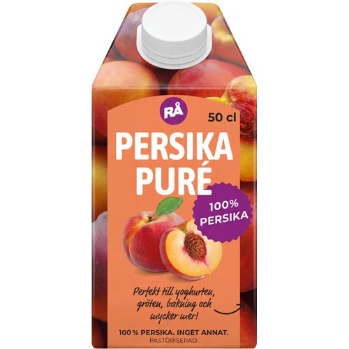 Puré Persika 500ml RÅ