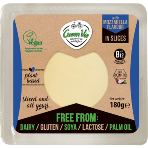 Mozzarella vegansk 250g Greenvie