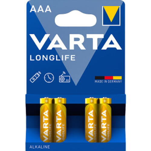 Batteri Longlife AAA 4-p