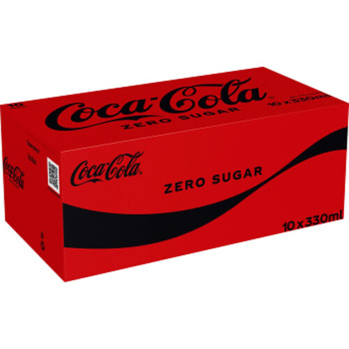 Läsk Cola Zero 33cl 10-p Coca-Cola