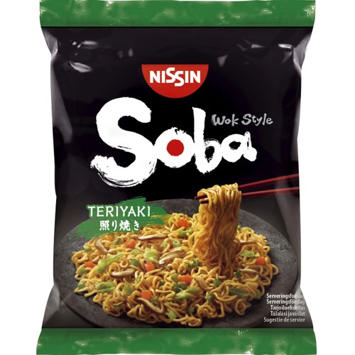 Nudlar Soba Teriyaki 110g Nissin