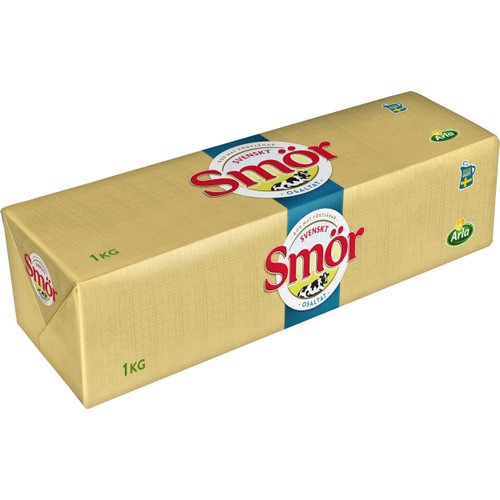 Smör Osaltat Svenskt 1kg Arla