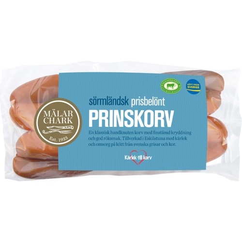 Prinskorv ca 250g Mälarchark