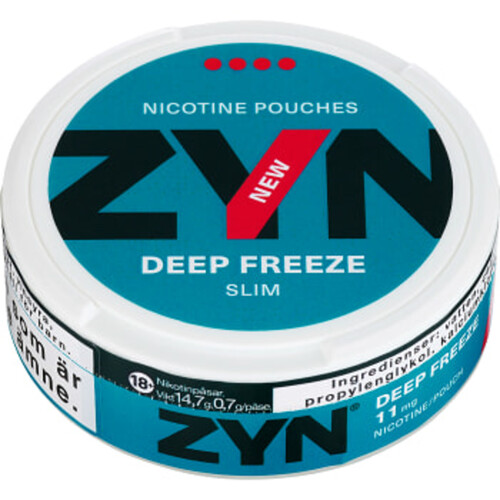 Deep Freeze Extra Strong Slim 14.7 Gram Zyn