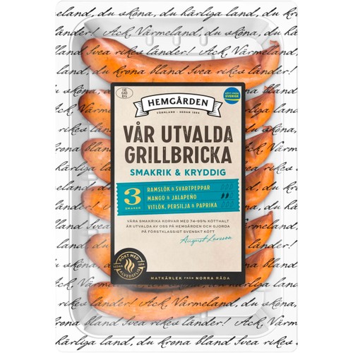 Grillbricka Utvald 480g Hemgården