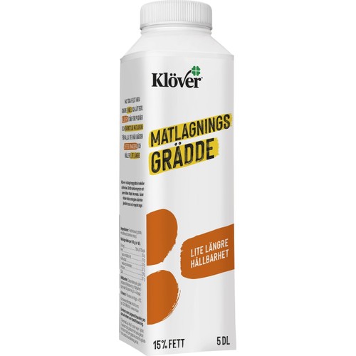 Matlagningsgrädde 15% 5dl Klöver®