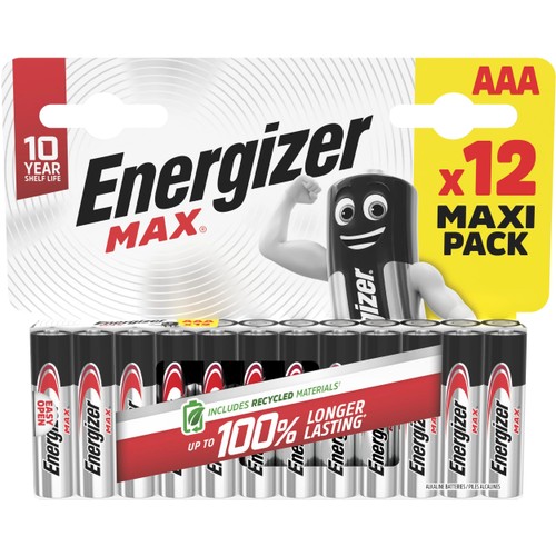 Batteri AAA 12-p Energizer Max